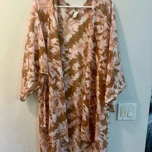 Aerie Floral Kimono Cardigan